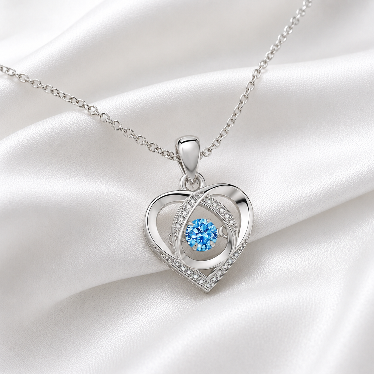 À MON AMOUR - COLLIER COEUR ARGENT S925