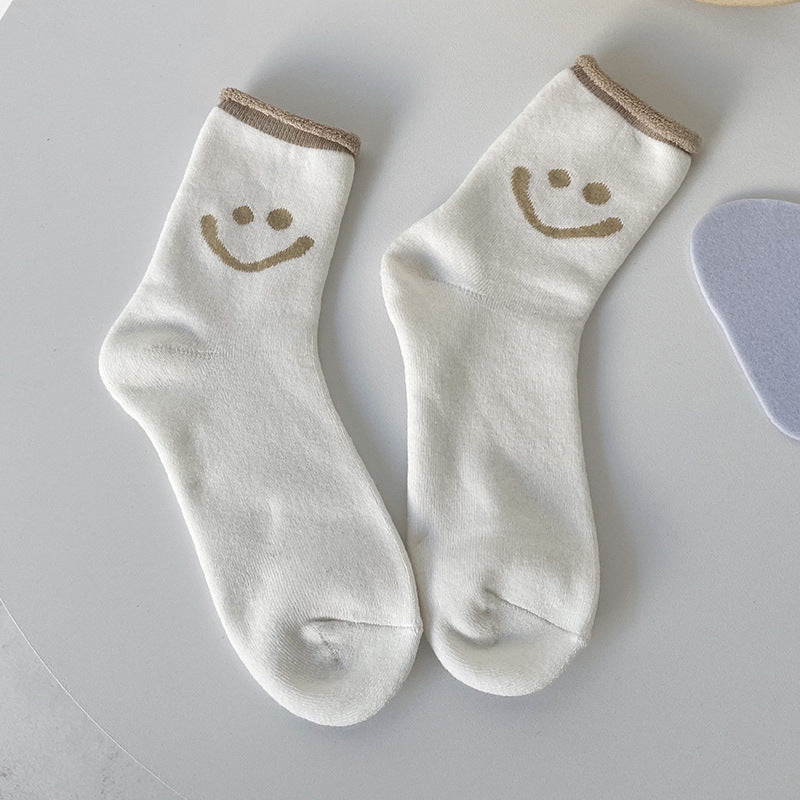 CHAUSSETTES EN COTON HAPPY FACE
