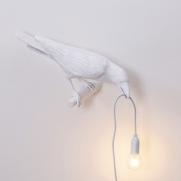 LAMPE OISEAU CORBEAU