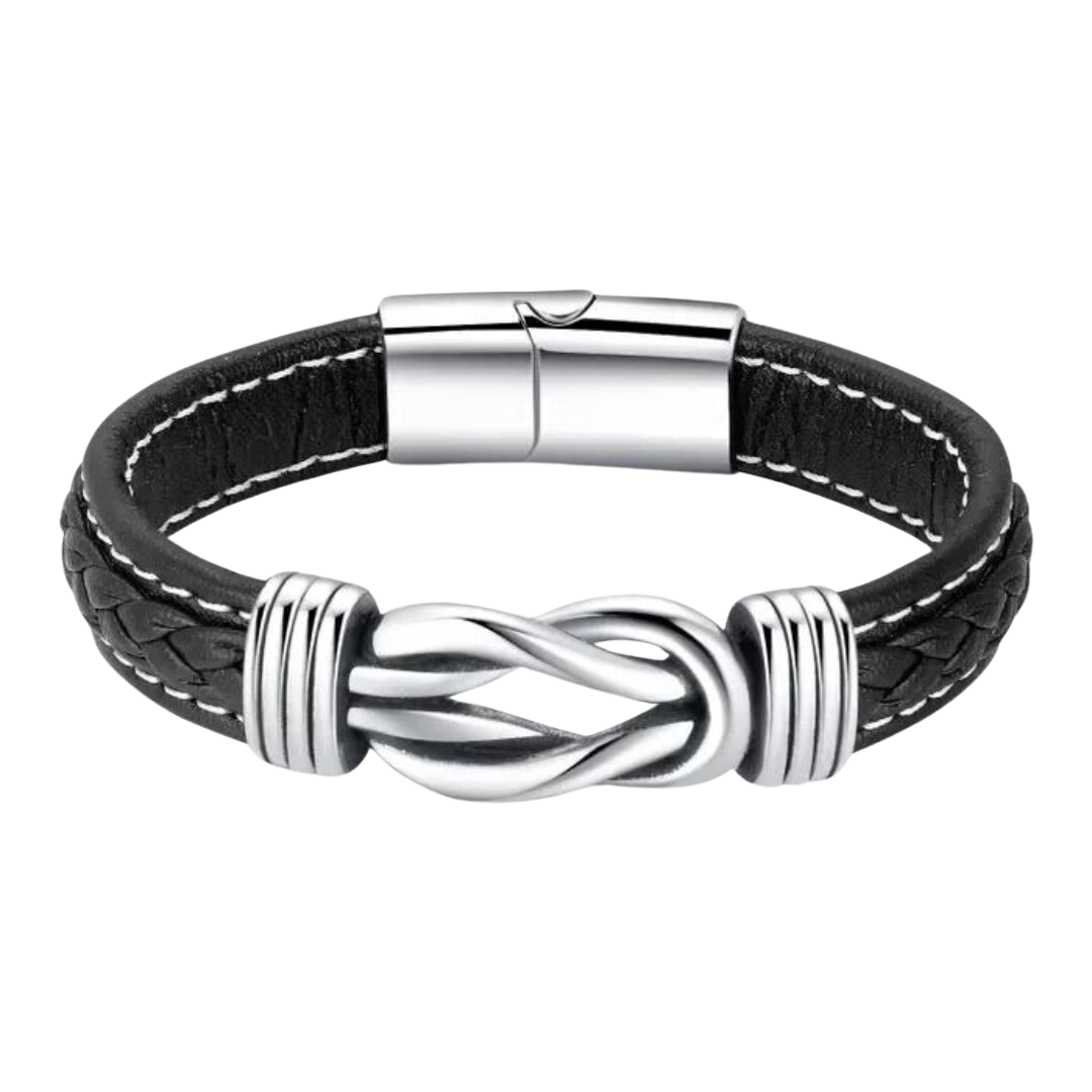 À MON HOMME - BRACELET EN CUIR LIÉ
