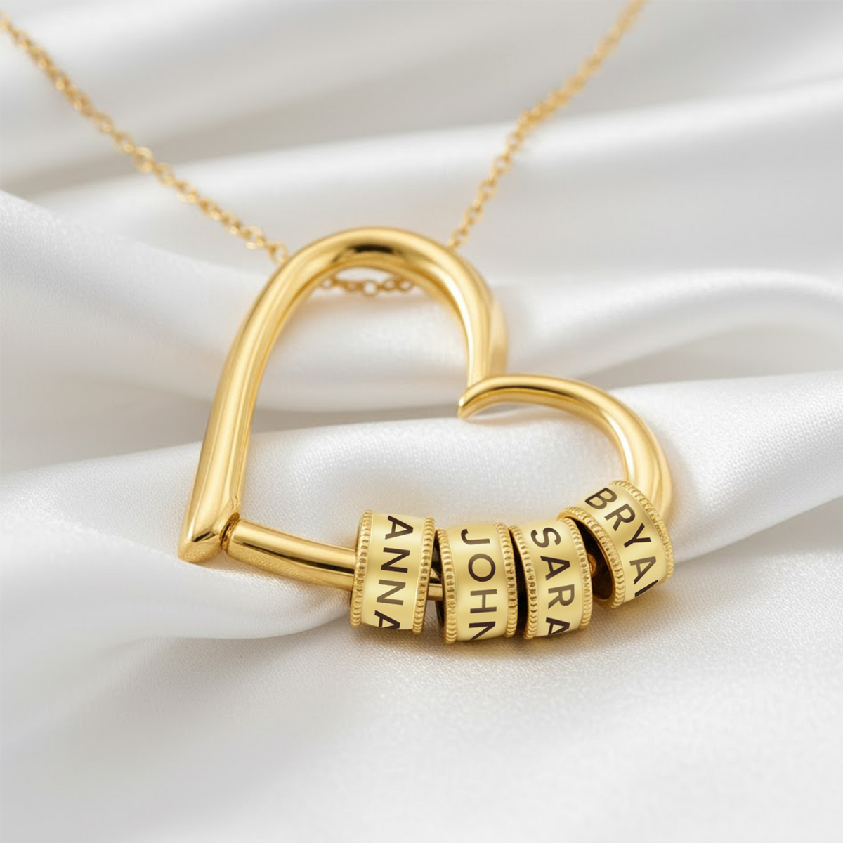 À LA MEILLEURE MAMAN - COLLIER COEUR PERSONNALISÉE & COFFRET EN NOYER GRAVÉ