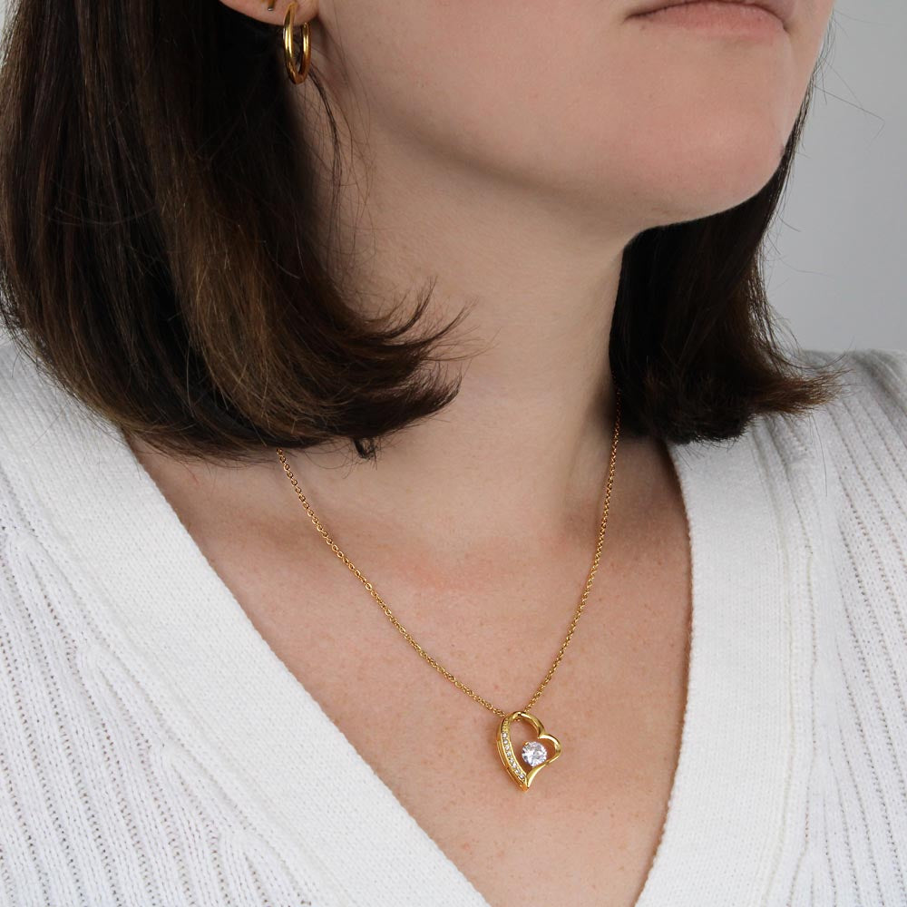 À MON ÉPOUSE – COLLIER CŒUR BOÎTE LUXE