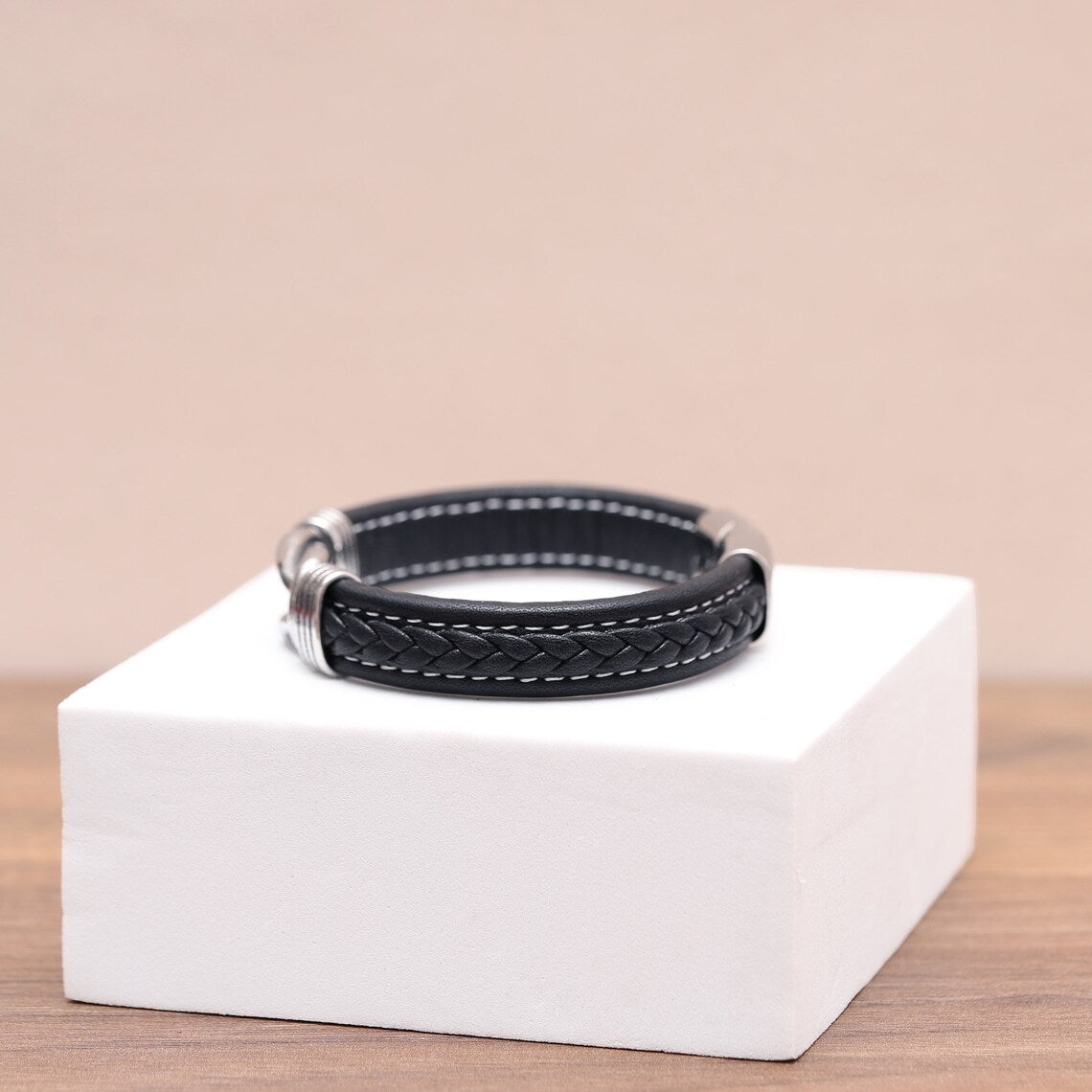 À MON HOMME - BRACELET EN CUIR LIÉ