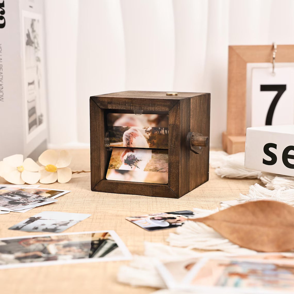 VISIONNEUSE DE PHOTOS PERSONNALISÉE AVEC LUMIÈRE