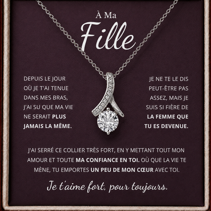 À MA FILLE - COLLIER RUBAN POUR ELLE