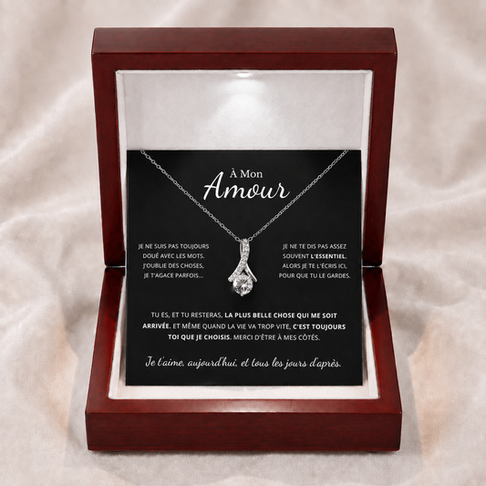 À MON AMOUR - COLLIER RUBAN POUR ELLE