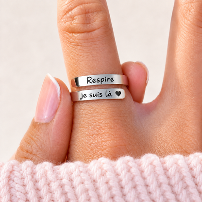 BAGUE RESPIRE, JE SUIS LÀ