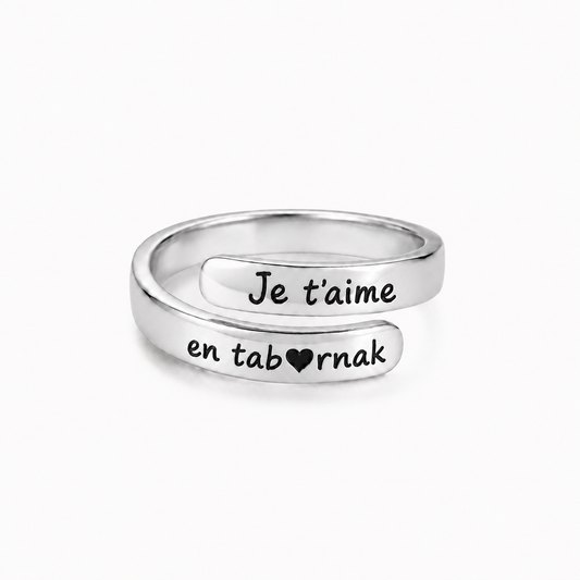 BAGUE JE T'AIME EN TAB♥RNAK
