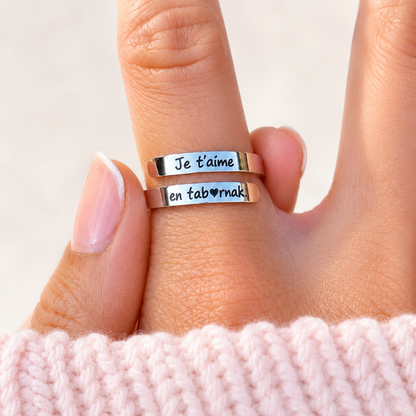 BAGUE JE T'AIME EN TAB♥RNAK