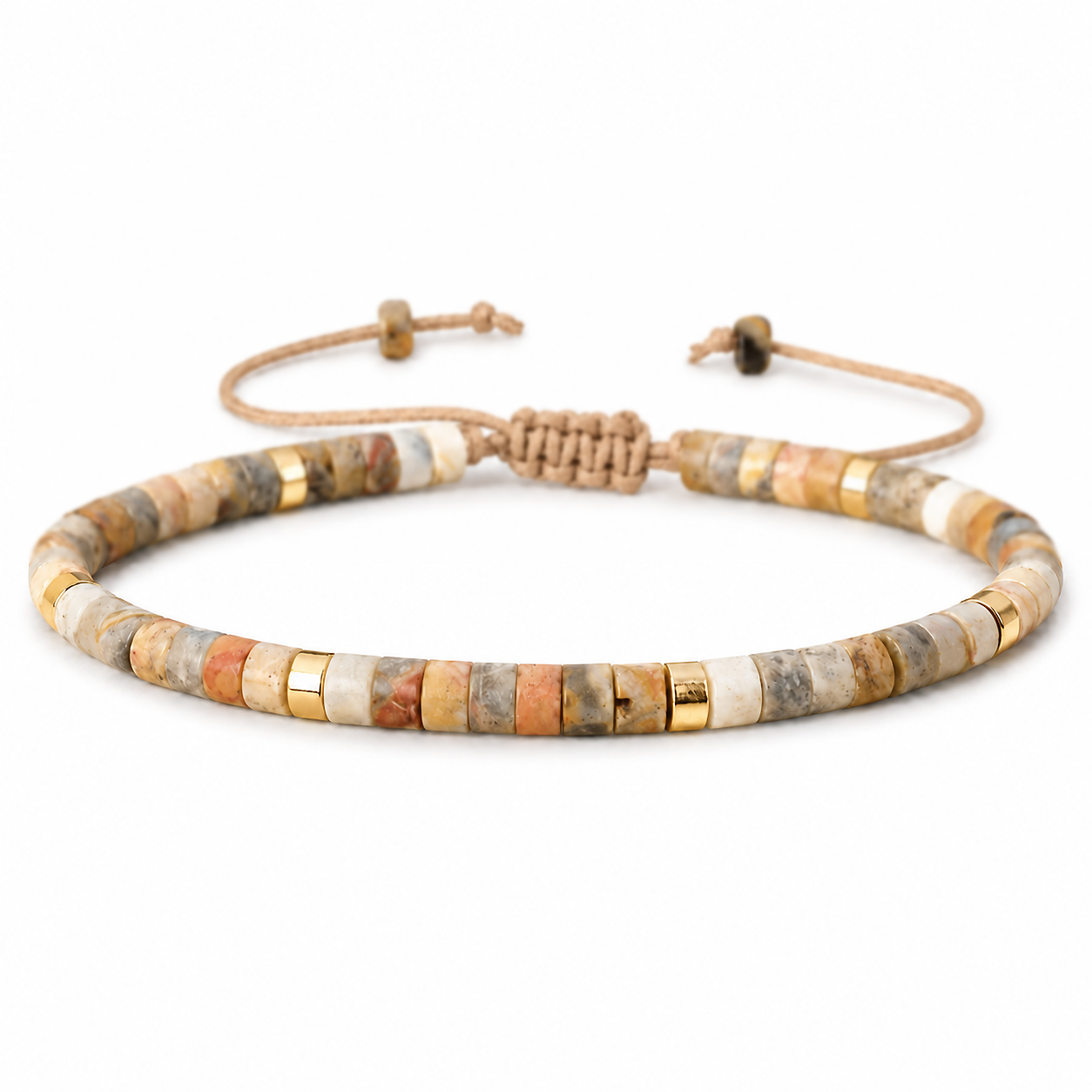 LA VIE EST DURE, MAIS TU ES PLUS FORTE - BRACELET PIERRES NATURELLES