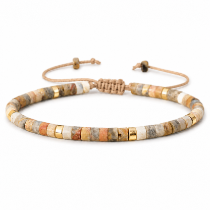 LA VIE EST DURE, MAIS TU ES PLUS FORTE - BRACELET PIERRES NATURELLES