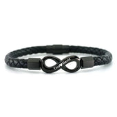 À MON HOMME - BRACELET EN CUIR PERSONNALISÉ & COFFRET EN NOYER GRAVÉ