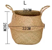 WOOVEN SEAGRASS BASKET