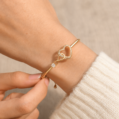 MÈRE FILLE - BRACELET COEUR INFINI