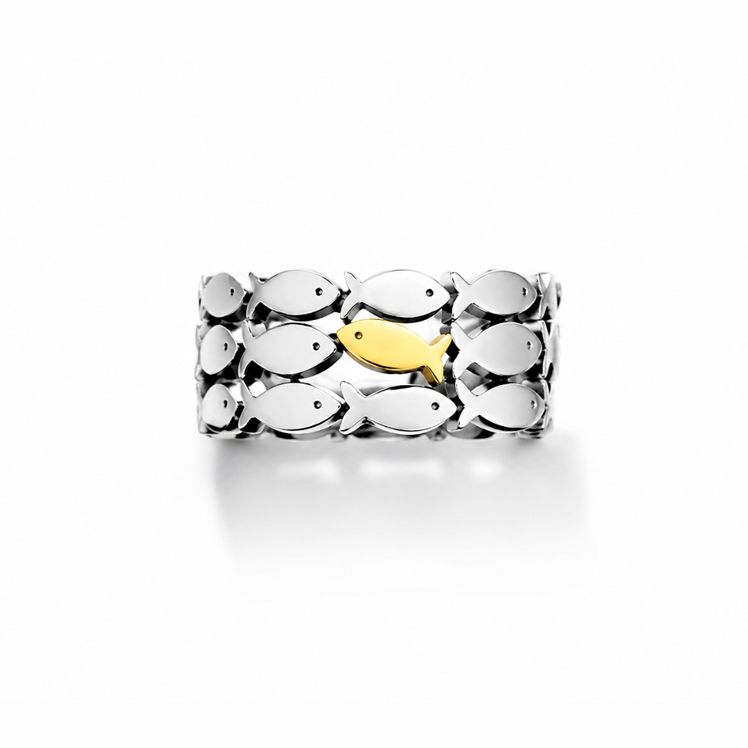 BAGUE À CONTRE COURANT - SUIS TON PROPRE CHEMIN