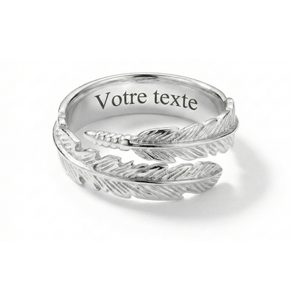 BAGUE PLUME D'UN ANGE