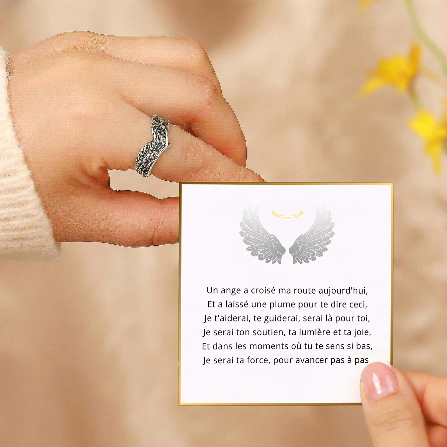 BAGUE ANGE GARDIEN