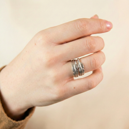 BAGUE PLUME D'UN ANGE