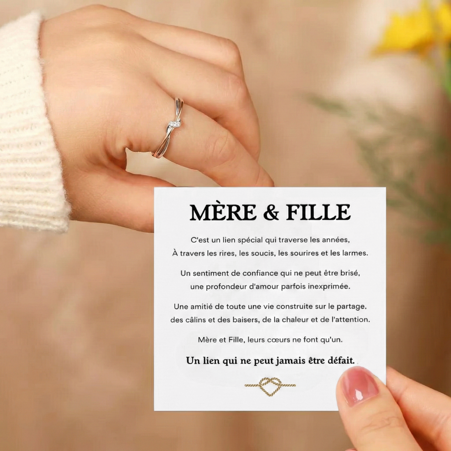 MÈRE FILLE - BAGUE D'ÉTERNITÉ