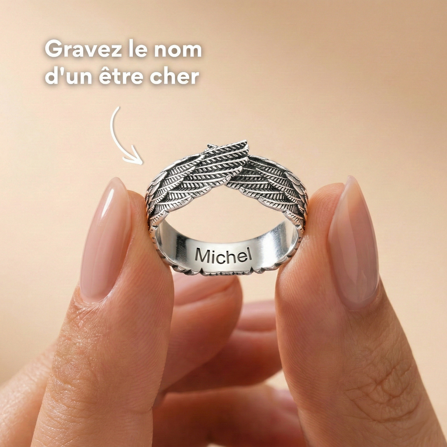 BAGUE ANGE GARDIEN