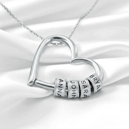 À MA FEMME - COLLIER COEUR NOMS PERSONNALISÉE