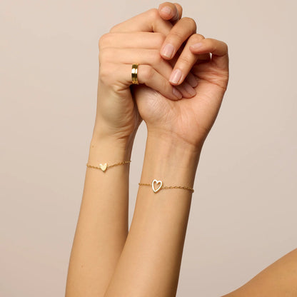 MÈRE FILLE - BRACELETS CŒURS ASSORTIS