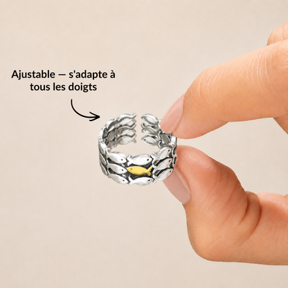 BAGUE À CONTRE COURANT - SUIS TON PROPRE CHEMIN