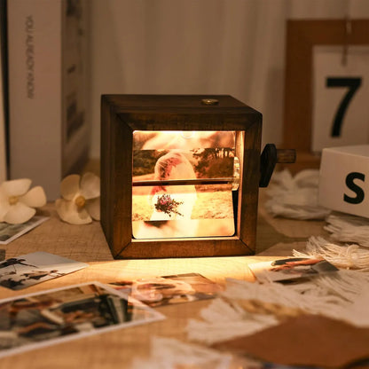 VISIONNEUSE DE PHOTOS PERSONNALISÉE AVEC LUMIÈRE