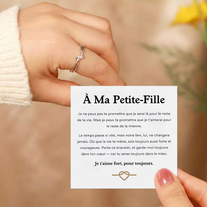 À MA PETITE-FILLE - BAGUE D'ÉTERNITÉ